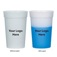 17 Oz. Color Changing Stadium Cup - 100 Quantity - $1.05 Each - Promotional Product/Bulk with Your Logo/Customized.