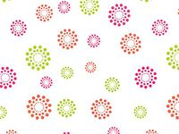All Occasion Print Cello Rolls - 30"x100' Blooming Hot Dots Cello Roll 1.0 mil (3 Rolls) - WRAPS-CR30BHD