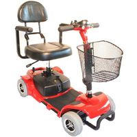 Roo 4-Wheel Scooter Color: Red