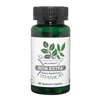 Vitanica Iron Extra, Enhanced Iron Absorption Supplement, Vegan/Vegetarian, 60 Capsules