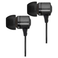 ByTech STHD1200 Earbuds with Microphone, 4' Cord - Black