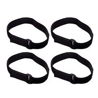 Healifty Adjustable Boot Straps Military Leg Straps Blousing Garters to Keep Boots No Fall Off for Navy Army Air Force Knee Boots 4 Sets 20x400mm