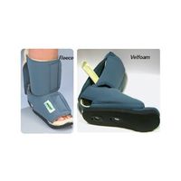 Leeder Ankle Contracture Boot, Peds, Fleece, with Ambulation Pad