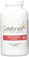 Celebrate Multi-ADEK Chewable Vitamin Berry Sorbet,90 Tablets