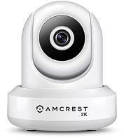 Amcrest UltraHD 2K WiFi Video Security IP Camera w/Pan/Tilt, Dual Band 5ghz/2.4ghz, Two-Way Audio, 3-Megapixel @ 20FPS, Wide 90° Viewing Angle & Night Vision IP3M-941W (White) (Renewed