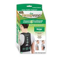 Hempvana Arrow Posture - Fully Adjustable Posture Support & Posture Corrector for Upper Body - Helps Correct Slouching, Text Neck and Hunching Over (L/XL)