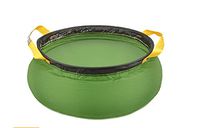 Vellhater Camping Hiking 10L Folding Wash Basin Bucket Water Storage Pouch for Travel