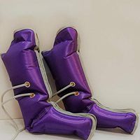 Foot Massager Multi-Function Air Pressure Leg Massager Electric Leg Beauty Apparatus Physiotherapy Air Wave Massage Apparatus,Purple