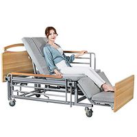 Electric Intelligent Nursing Smart Bed, Home Care Beds for The Elderly Rehab Full Electric Long Term Patient Care Adjustable Hospital Bed with Home