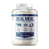 Real Meal by NutraOne - Lean Meal Replacement Powder for Weight Loss & Diet | Including Grass-Fed Whey, Coconut Oil and Organic Oats.* (Maple Cinnamon – 2.6 lbs.)
