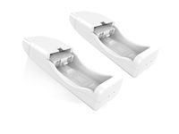 MEBOX 2 Pack of Battery Chargers, Rechargeable AA and AAA Batteries Smart Chargers, with USB Port, Portable Battery Charger