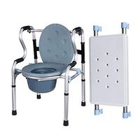 Lightweight Walking Frame Bedside Commode Handicap, Elderly Fits Most Liner Adjustable Height, Portable Fauay