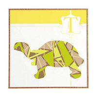 Deny Designs Jennifer Hill, Mister Tortoise, Framed Wall Art, Small, 12"x 12"