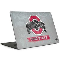 Skinit Decal Laptop Skin for MacBook Pro 13-inch with Touch Bar (2016-19) - Officially Licensed Ohio State University Ohio State Distressed Logo Design