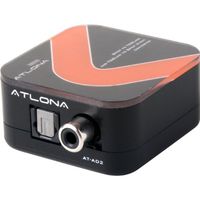 Atlona Digital Coaxial to Optical Toslink & Optical Toslink to Digital Coaxial 2 Way Audio Converter