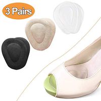 Metatarsal Pads for Women Pain Relief Gel Reusable One Size Pads 3 Pairs