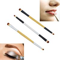 Elevin(TM) Makeup Brush Double-end Eyeshadow Lip Brush Applicator Makeup Cosmetic Tool (Black)