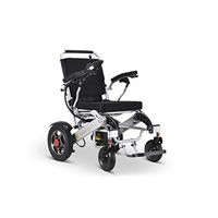 United Mobility Lite Wanderer EX Extra Large Seat Electric Wheelchair Lightweight Foldable Travel Safe Portable Mobility Aid Remote Controlled Motorized Wheelchair FDA Approved Transport Friendly
