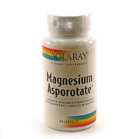 Magnesium Asporotate 200mg Solaray 60 Caps