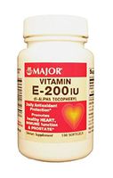 Major - Vitamin E Supplement - 200 IU Strength - Softgel - 100 per Bottle