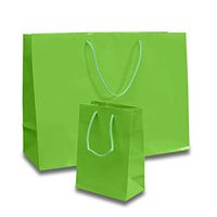 Lime Green Wide Euro Bags | Quantity: 25 | Width: 5 1/2" Gusset - 2 1/2"