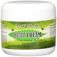 Natural Hemp Extract Cream - 1000Mg - Natural Hemp Pain Relief Cream for Inflammation, Muscle, Joint, Back, Knee & Arthritis Pain