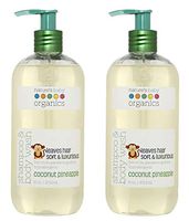 Nature's Baby Organics Shampoo & Body Wash, Coconut Pineapple, 16 oz. (Pack of 2)