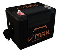 VMAX857 with U1 Carry Case AGM Deep Cycle Group U1 Battery Compatible with Everest & Jennings Model 3V Patriot 12V 35Ah Wheelchair Battery