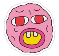 By August999 Tyler, The Creator - Cherry Bomb (Size W8.2 x H8.7 Centimeter) Car Motorcycle Bicycle Skateboard Laptop Luggage Vinyl Sticker Graffiti Decal Bumper Sticker