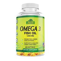 Alfa Vitmains Omega 3 1000 Mg Softels, 400 Count