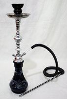 Awesome 20" Black Crystal Hookah Pipe