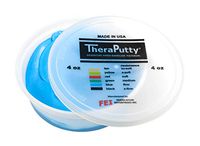 CanDo TheraPutty Standard Exercise Putty, Blue: Firm, 4 oz