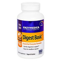 Enzymedica, Digest Basic, 180 Capsules, Dietary Supplement to Support Digestive Relief, Vegan, Gluten Free, Non-GMO, 180 Servings