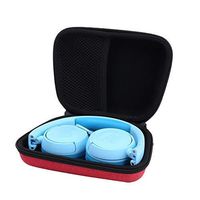 Aenllosi Hard Carrying Case for JBL JR 300BT/ JR 300/ Kids On-Ear Wireless Headphones (red)