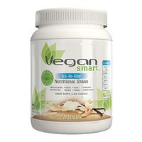Vegansmart Plant Based Vegan Protein Powder by Naturade, All-In-One Nutritional Shake - Vanilla (15 Servings)