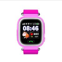 Q90 Tracker GPS/GSM/GPRS Precise Positioning Smart Watch for Kid Children Wristwatch SOS Support GSM phone Android IOS Call Finder Health Replay Chat Geofence Sound Guardian Anti Lost Watch(PINK)