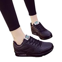 Neartime Women Sneakers, Fashion Women Mesh Solid Color Casual Shoes Outdoor Walking&Running Flats Lace Up Shoes