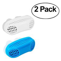 JFGUOYA Anti Snoring Device, 2 Pack 2 in 1 Anti Snore Nose Purifier Snore Stopper Nose Vents Solution Blocker Preventer Relief for Women Men to Stop Snoring Noise Silent Night Sleep,White+Blue
