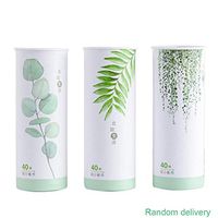 AA-fashion 6 Packs 3-Ply Car Tissue Holder Tube Box with Soft and Disposable Travel Size Tissue Paper,Convenient Travel Tissues Box, Facial Tissues