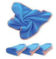 Antimicrobial, Antibacterial Microfiber Cleaning Cloths with DG-300 Silverclear, a Proven Killer of Viruses and Bacteria. Go Beyond Ordinary Cleaning. 4 Washable and Reusable Cloths