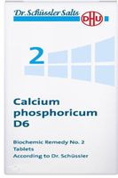 Dhu Dr. Schuessler Salts 2 Calcium Phosphoricum D6 Bones, Teeth, Salt, Osteoporosis 200 Tbs