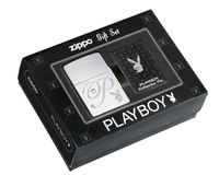 Zippo Playboy Lighter and Pin Gift Set