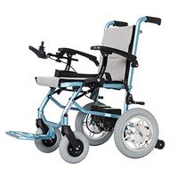 Xue Yang Shop Light Weight Folding Power Wheelchair,Removable Lithium Battery Brushless Motor Aluminum Frame Can be Carried on The Plane Load-Bearing up to 100KG