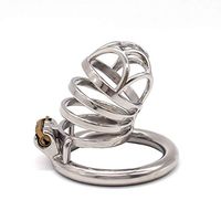 Device Lock Ĉöċk Cage 3 Different Sizes Anti-Off Chāstity Cage Men Protection Device Hypoallergenic Silver Lock Ring Anti-Off Lock Ring (Size : 50mm)