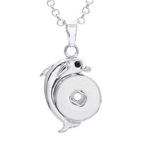 2017 NEW Crystal Alloy Pendant for Fit Noosa Necklace Snap Chunk Button A298 Woman Pretty Cute Stylish Lovely Aesthetic Fashionable Womens Daily Best Unique