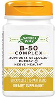 Nature's Way Vitamin B-50 Complex, 60 Capsules, Pack of 2