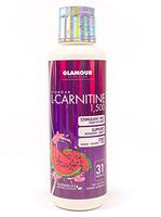 Glamour Nutrition Liquid Carnitine Extra Strength Metabolic Support for Weight Loss and Energy, Stimulant-Free Liquid Fat Burner, No Fat, Zero Sugar, No Carbs, 16 Ounces