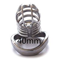 Men Cage Stainless Steel Clock Rings Cook Ring Toy