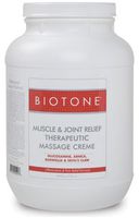 BIOTONE Muscle & Joint Therapeutic Massage Creme - 1 Gallon