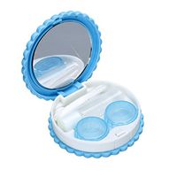 Contact Lens Box, Sandistore Biscuit Candy Color Contact Lens Box Case for Eyes Care Kit (Blue)